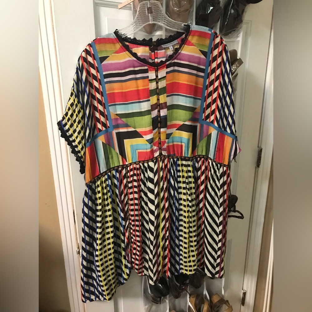 Anthropologie Tunic Top Sz L